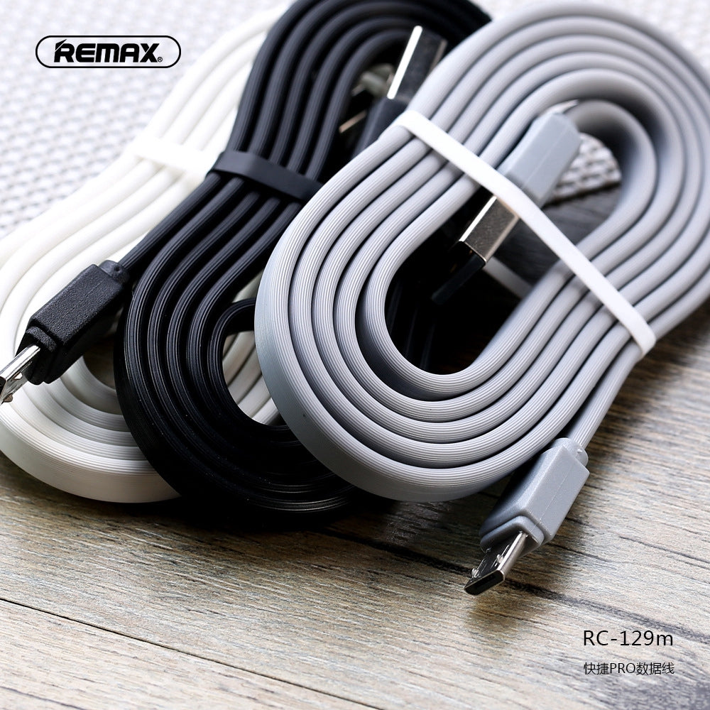 Remax Rc-129m 1Meter Micro USB Charging Data Cable 2.4A Mobile / IPCAM
