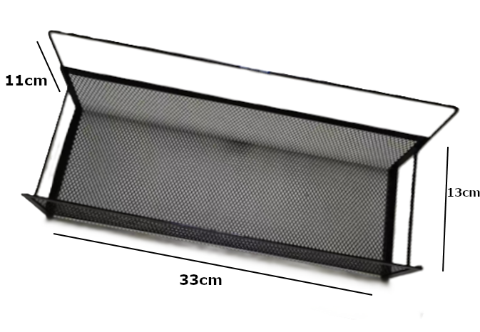 Bolded Frame Wall-Mounted Screwless Storage Basket 0627