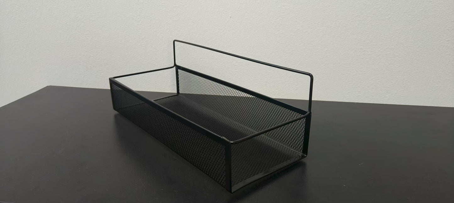 Bolded Frame Wall-Mounted Screwless Storage Basket 0627