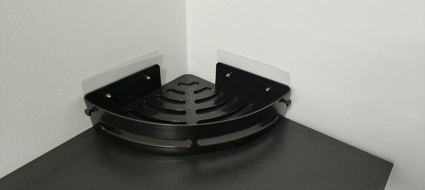 Triangular Corner Wall-Mounted Screwless Storage Basket 1099