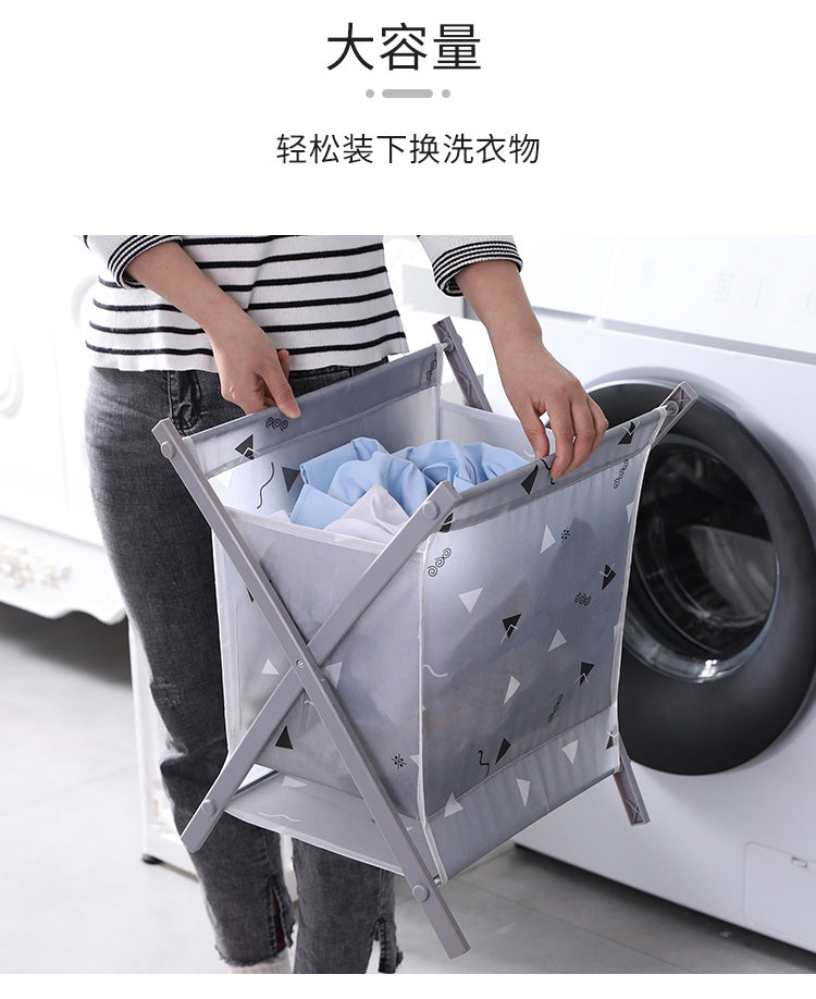 Waterproof Foldable Laundry Basket Dirty Clothes Organizer Storage Bin Tool Free Assembly