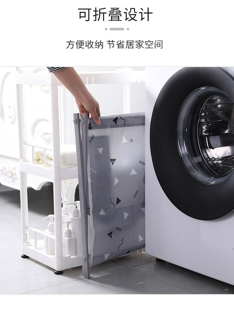 Waterproof Foldable Laundry Basket Dirty Clothes Organizer Storage Bin Tool Free Assembly
