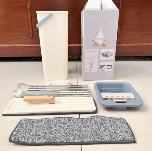 Hands-Free Flat Top Magic Cleaning Mop With Bucket