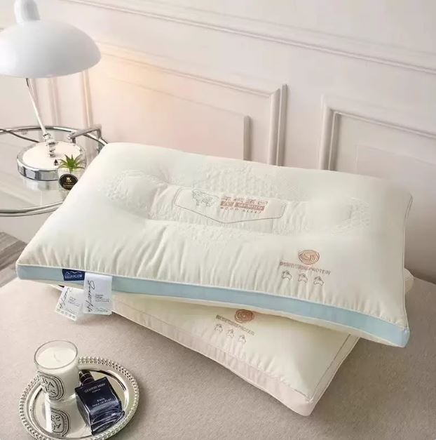 5 Star Hotel Quality Ergonomic 1kg 3D Nylon-Cotton Contour 40x70 Soft Medium Pillow