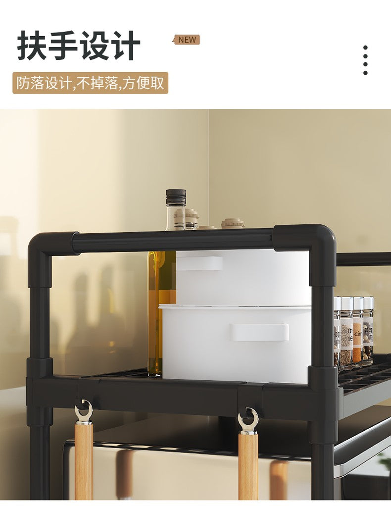 Microwave Heavy Duty 2 Layer Multifunction Shelves Tool Free Assembly