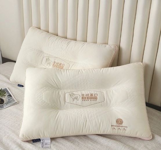 5 Star Hotel Quality Ergonomic 1kg 3D Nylon-Cotton Contour 40x70 Soft Medium Pillow