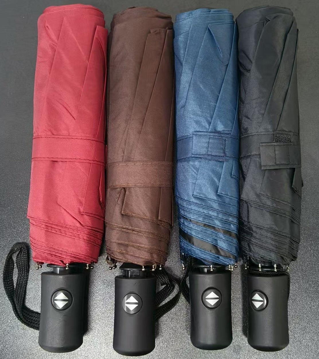 8 Thick Bone High Quality Anti-UV Portable Foldable Automatic Rainy Or Sunny Umbrella With Cover