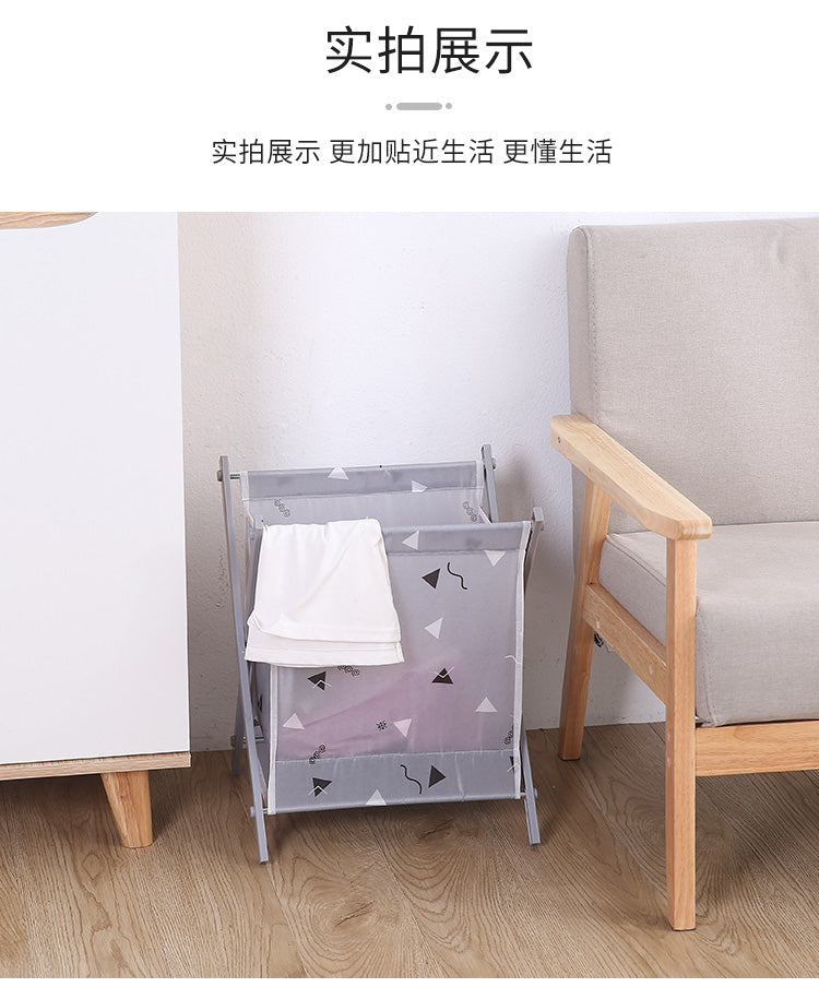 Waterproof Foldable Laundry Basket Dirty Clothes Organizer Storage Bin Tool Free Assembly