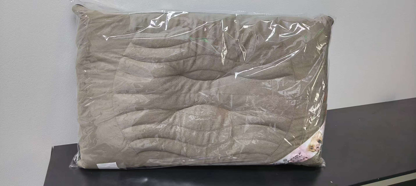 Luxury Hotel Collection 750g Negative Ion Pearl Cotton Contour Pillow Core
