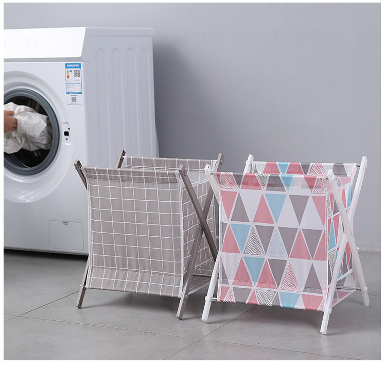 Waterproof Foldable Laundry Basket Dirty Clothes Organizer Storage Bin Tool Free Assembly