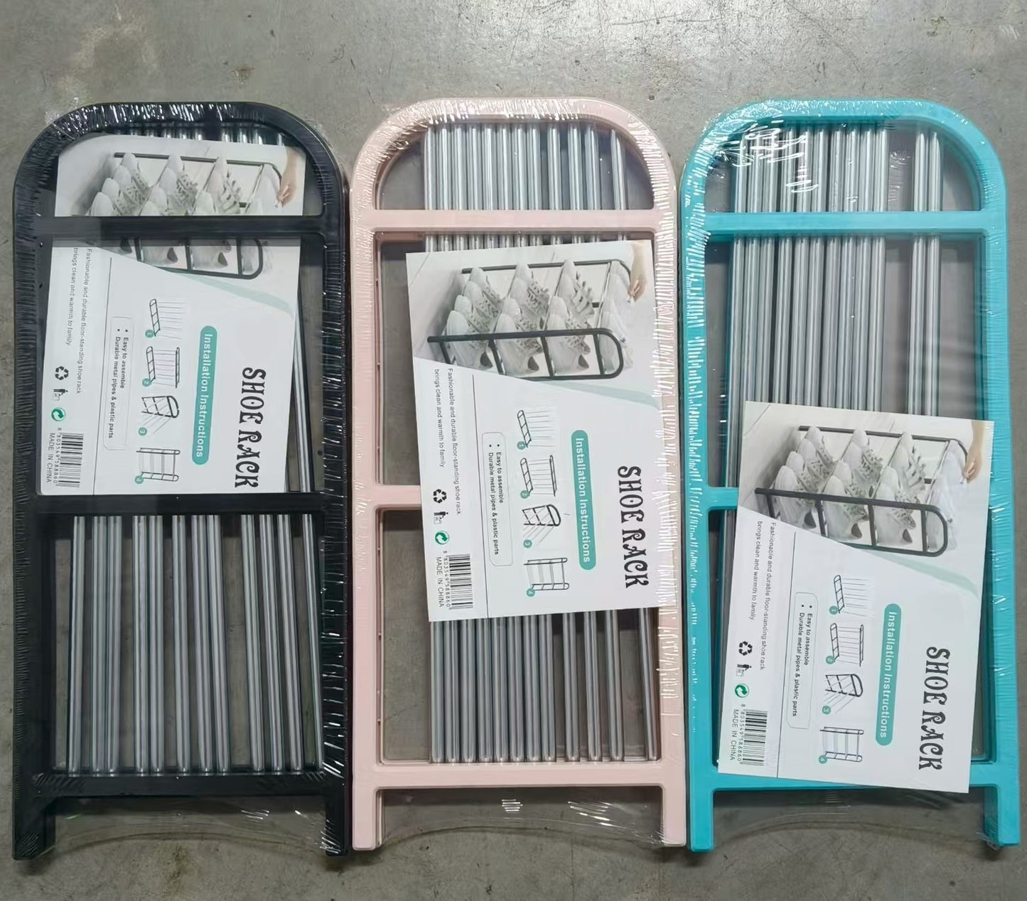 3 Layer Shoe Shelf Rack Tool Free Assembly