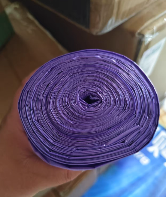 Extra Thick Flat-Top Octagonal base Garbage Bag Trash Bag 46x52 5.5gram 20pcs/Roll Bundle Pack