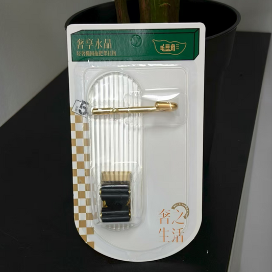 Durable Screwless Wall-Mounted Acrylic Mop Clip Holder With Hook 5kg