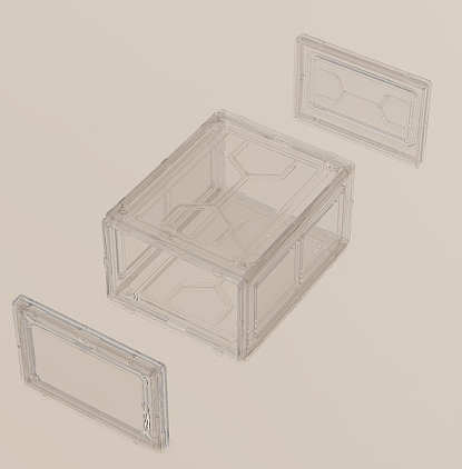 Multi Function Transparent Aromatic Shoe Box